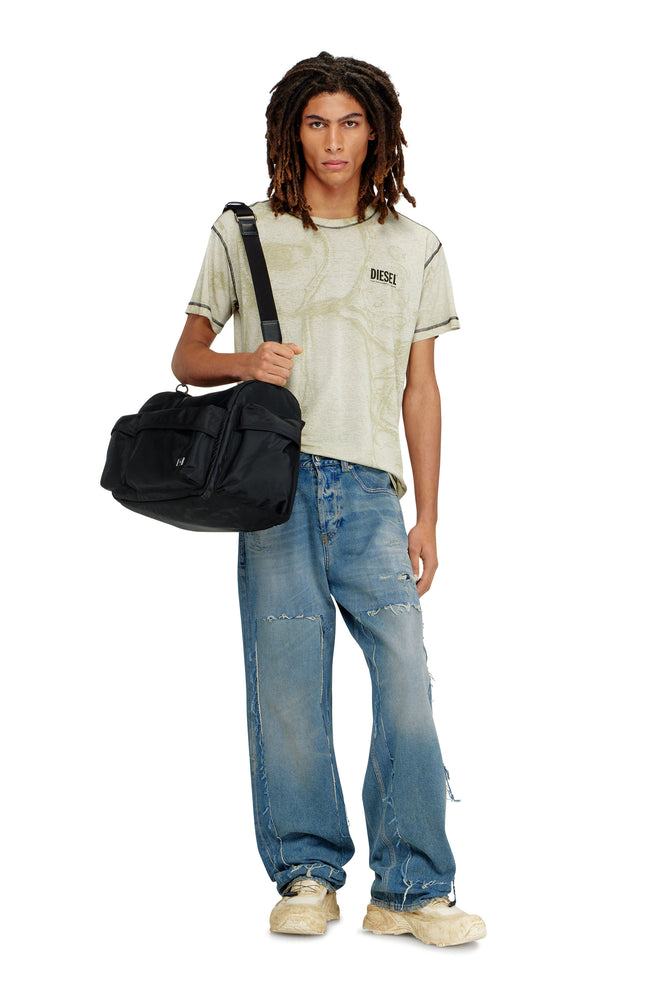 Hemp-cotton T-shirt with all-over print (2)