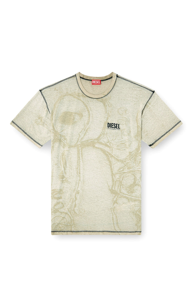 Hemp-cotton T-shirt with all-over print (3)