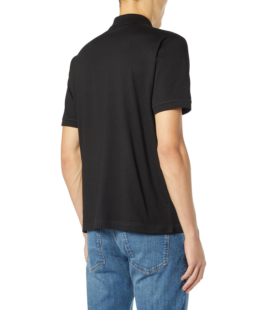 Short-sleeve polo with logo detail (1)