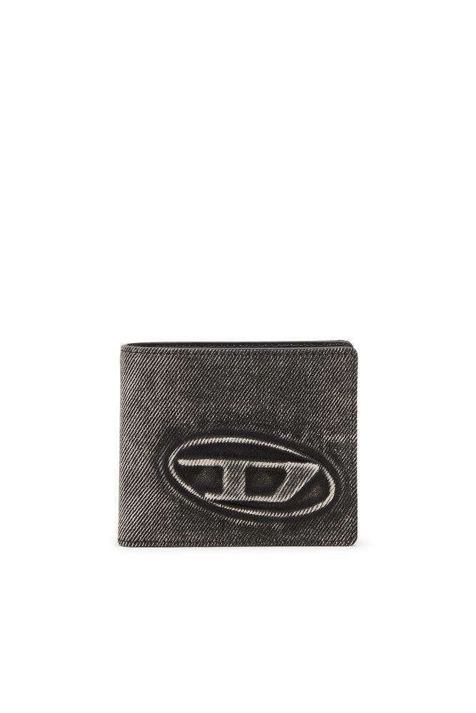 Wallet in washed denim