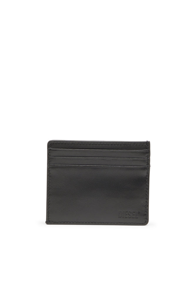 Card holder in washed cotton and leather (1)