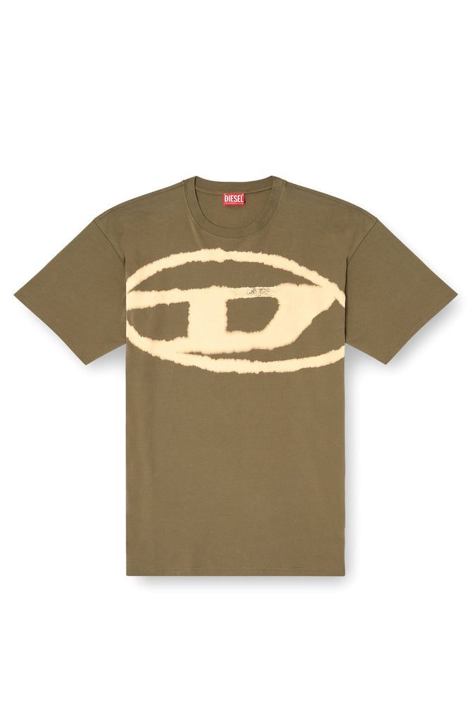 T-shirt with bleached Oval D logo (3)