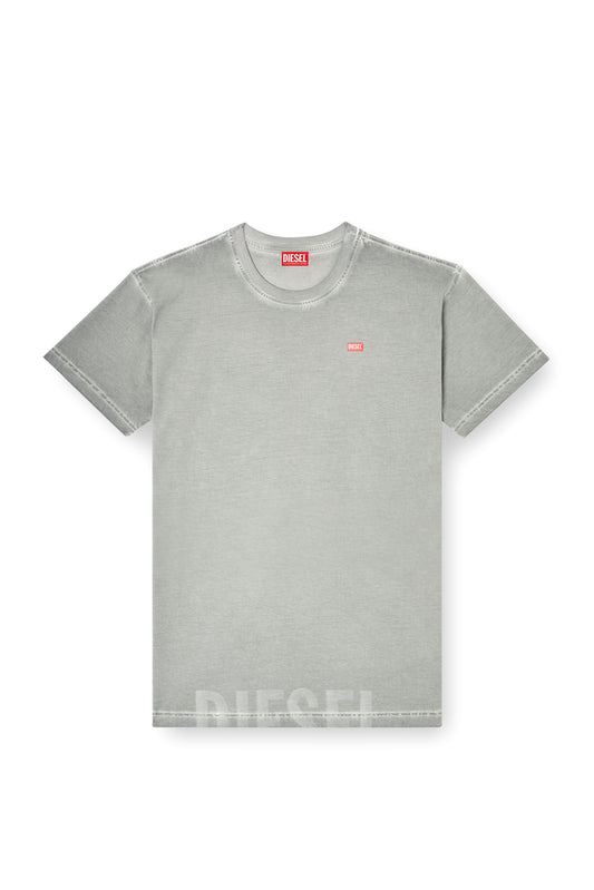 Crew neck cotton t-shirt with print (3)