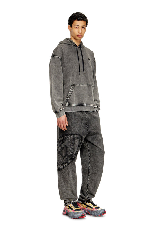Organic cotton sweatpants with Oval D patch (2)
