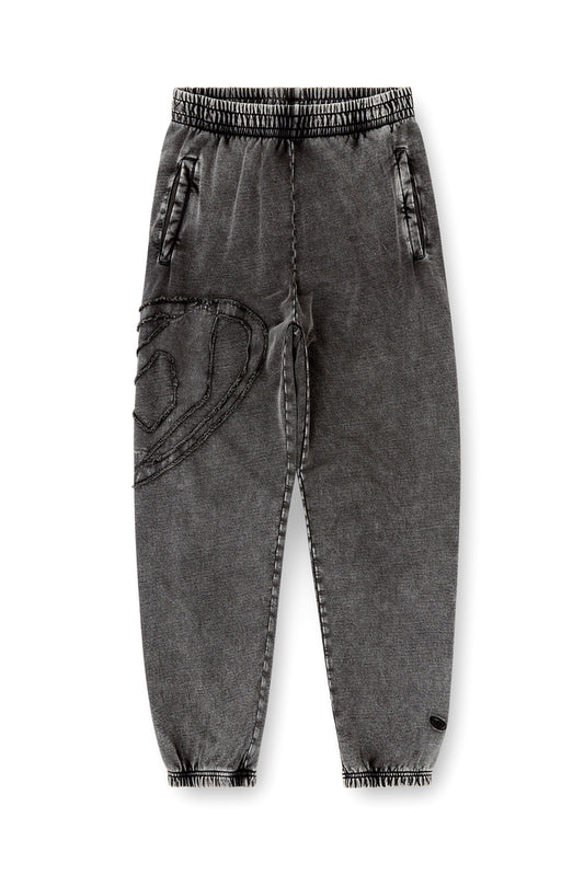 Organic cotton sweatpants with Oval D patch (3)