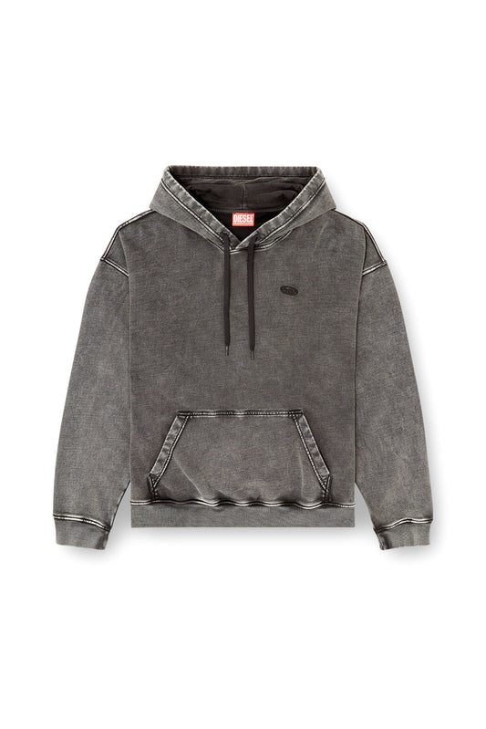 Hoodie with raw-cut back patch (3)