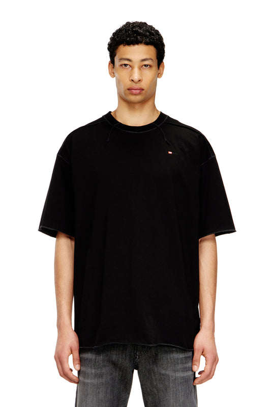 Cotton T-shirt with micro embroidery