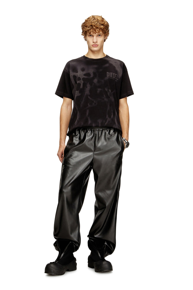 Cotton T-shirt with laser print (2)
