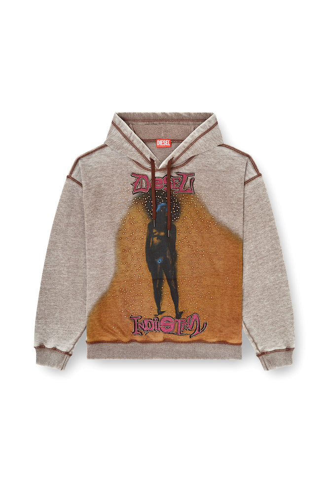 Hoodie with print and studs (3)