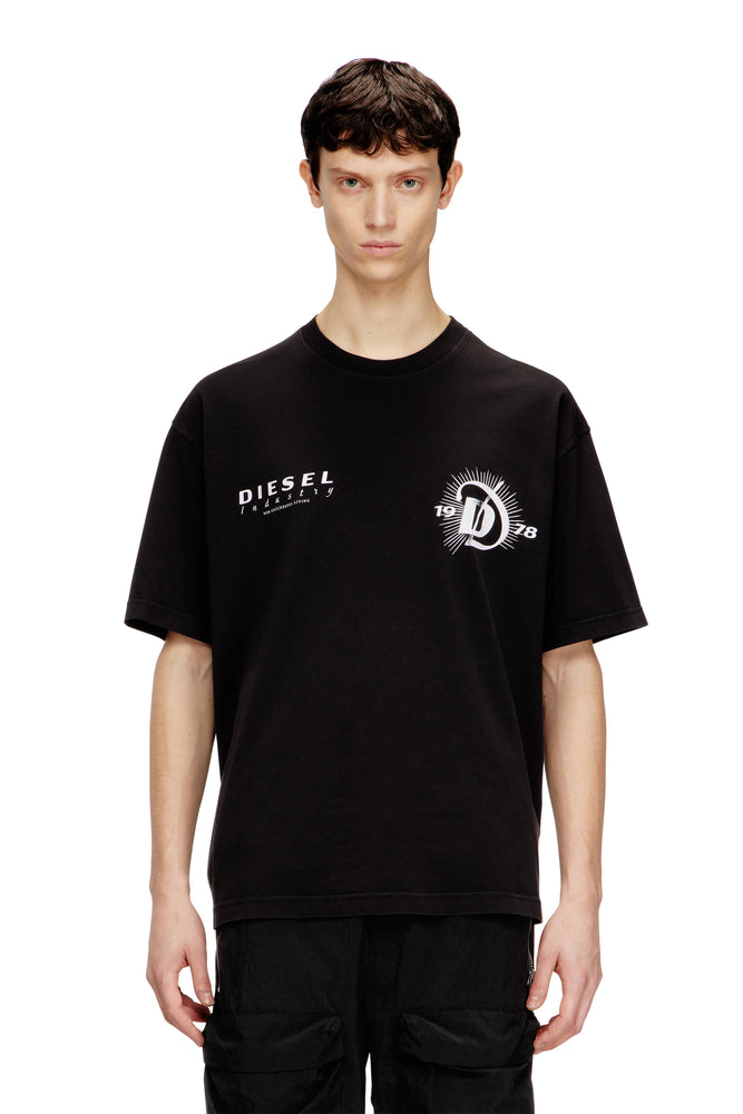 Jersey T-shirt with iconic prints