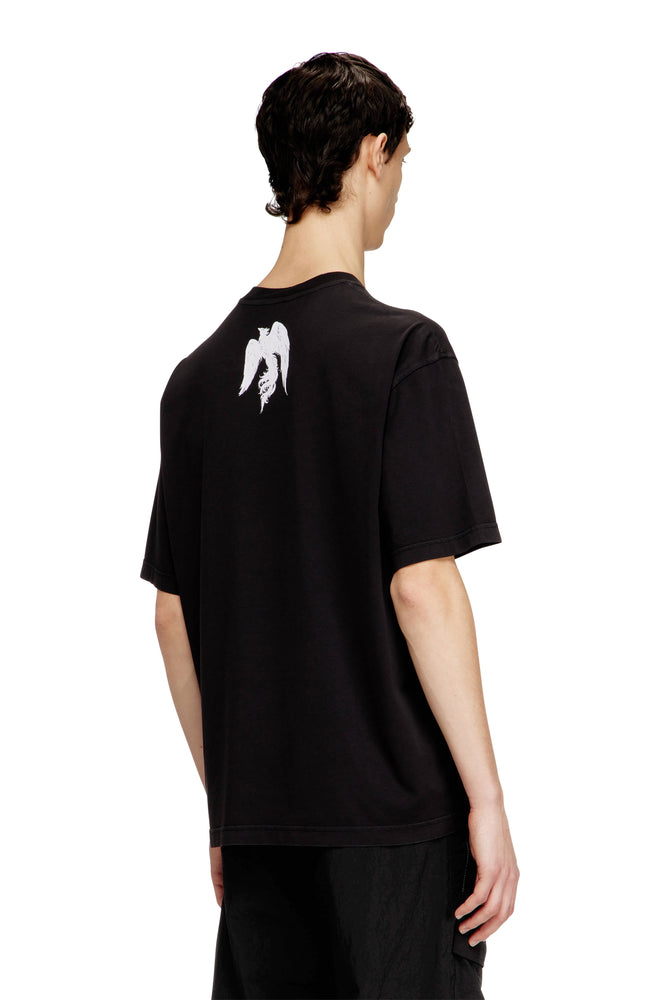 Jersey T-shirt with iconic prints (1)