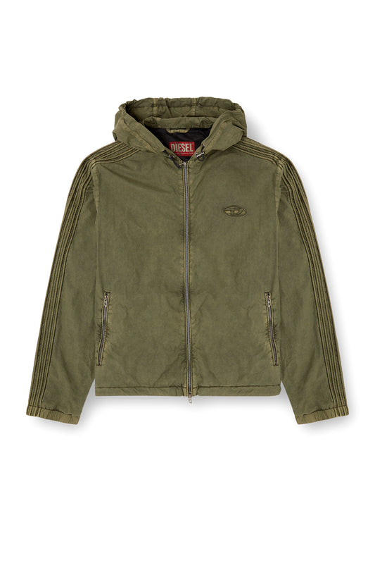 Hooded zip-up jacket in cotton poplin (4)