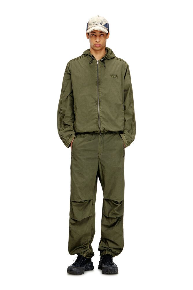 Cotton cargo pants with side bands (2)