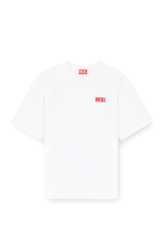 Cotton T-shirt with Diesel Biscotto print (3)