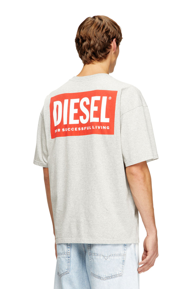 Cotton T-shirt with Diesel Biscotto print (1)