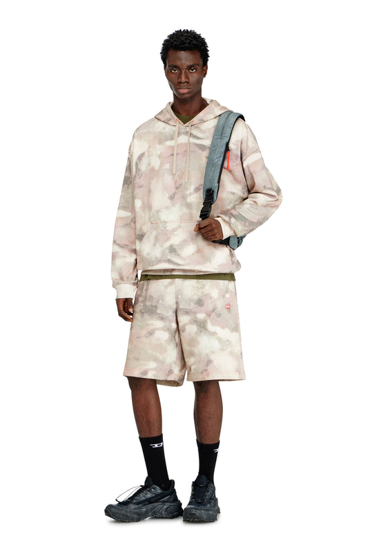 Sweat shorts with camo digital print (2)