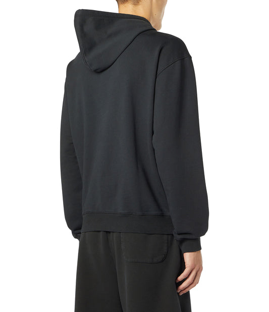 Cotton hoodie with metallic Oval D (1)