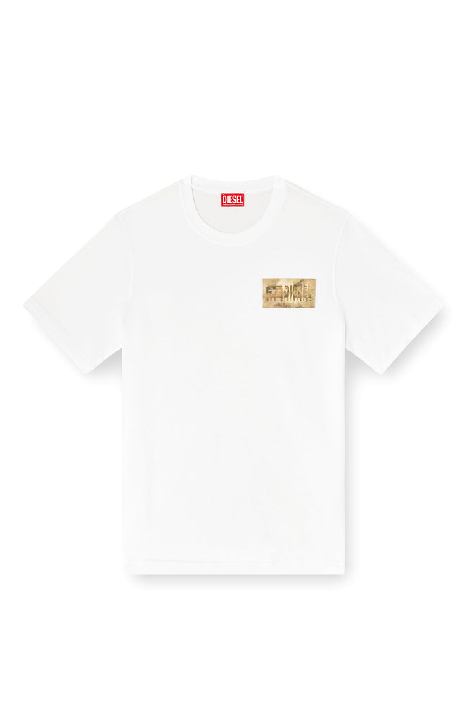 T-shirt with camouflage patch (3)