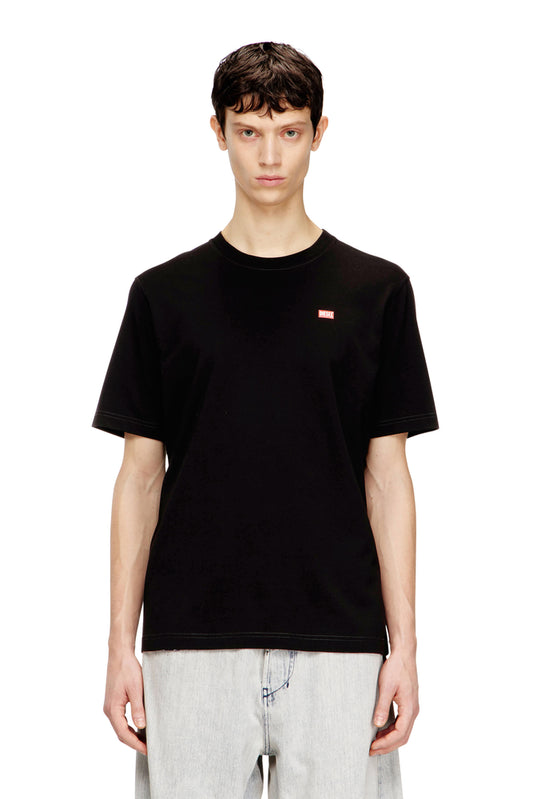 Regular T-shirt with Diesel patch and photo print