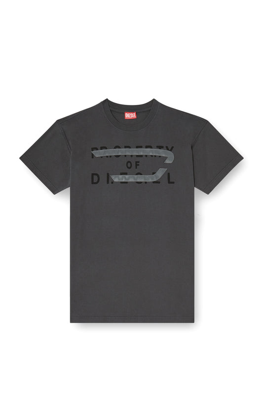 Regular T-shirt with D appliqué (3)