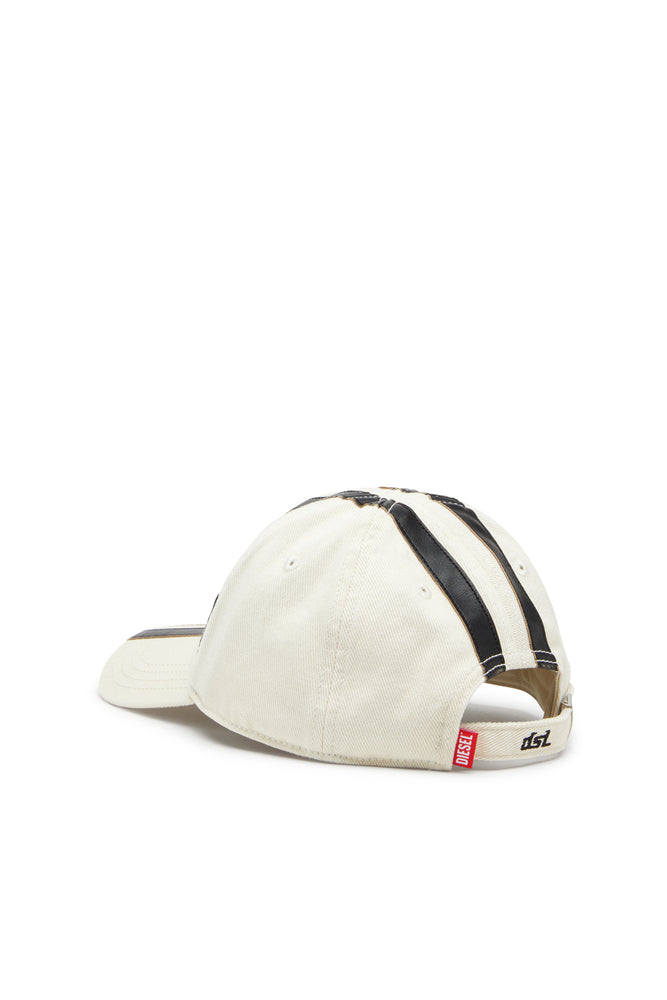 Cotton-twill baseball cap with contrasting appliques (1)