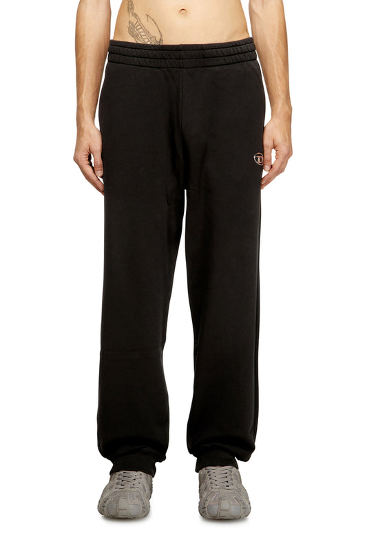 Cotton pants with metallic Oval D