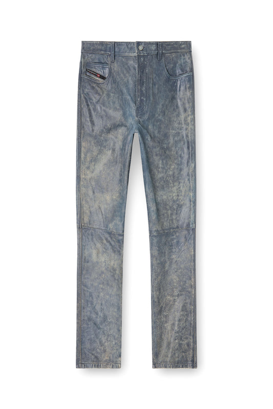 Jean-cut leather pants (3)