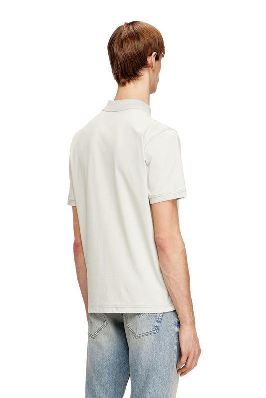 Short-sleeve polo with logo detail (1)