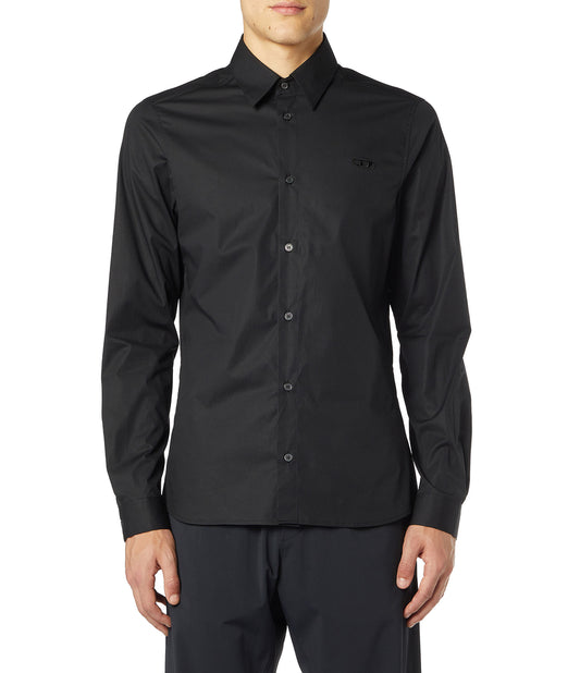 Stretch cotton popeline shirt