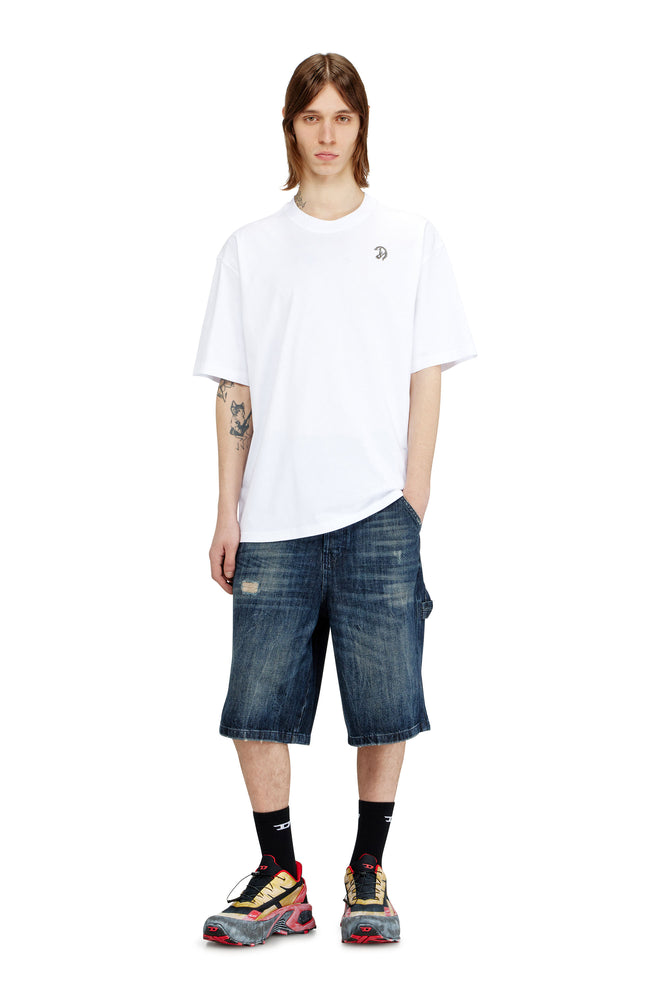 T-shirt with logo patch and graphic print (2)