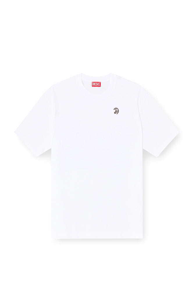 T-shirt with logo patch and graphic print (3)