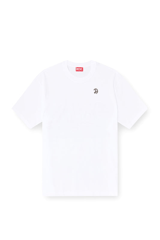 T-shirt with logo patch and graphic print (3)