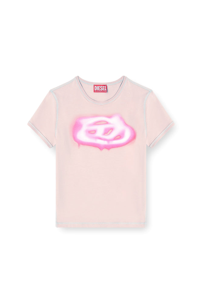 Slim T-shirt with graffiti-effect logo (2)