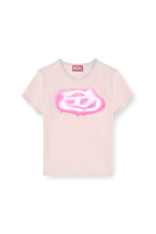 Slim T-shirt with graffiti-effect logo (2)