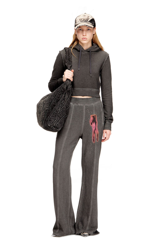 Hoodie with rhinestone detailing on the back (2)