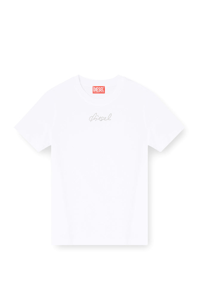 Jersey top with round neck and small Diesel logo embroidery (3)