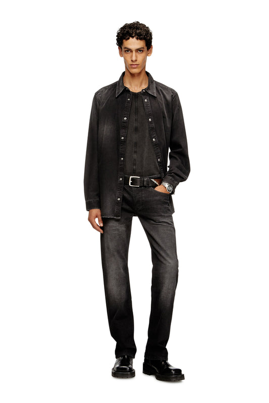 Long-sleeve denim shirt (2)