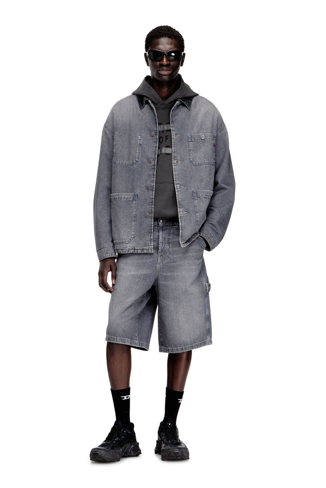 Relaxed denim shorts (2)
