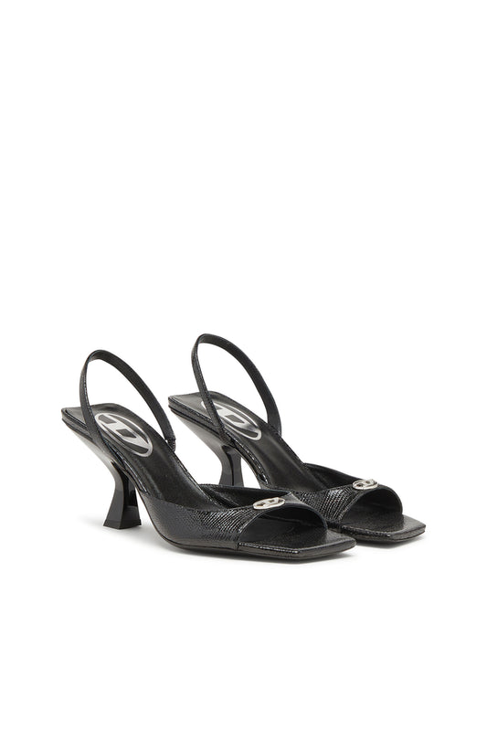 D-Amber-Slingback sandals in lizard-effect leather (1)