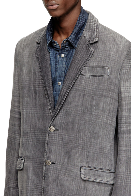 Blazer in patterned denim (2)