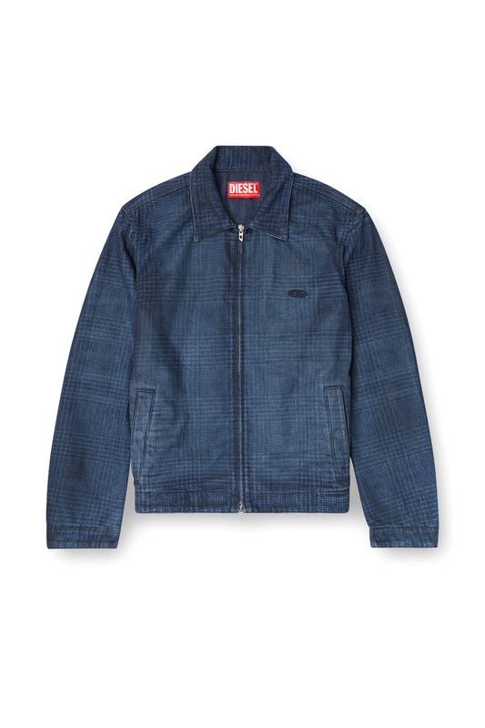 Jacket in Prince of Wales denim (4)