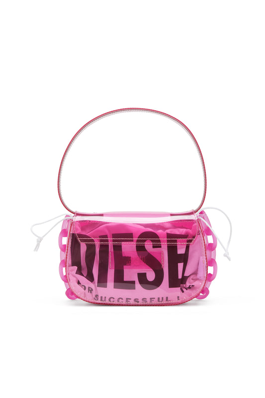 1DR-Iconic shoulder bag in transparent TPU (1)