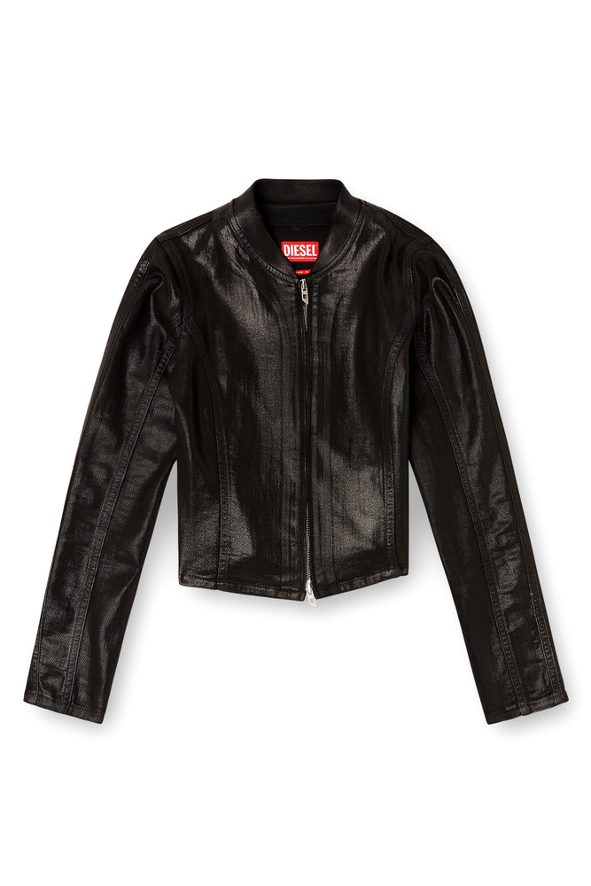 Cropped jacket in shiny coated JoggJeans (4)