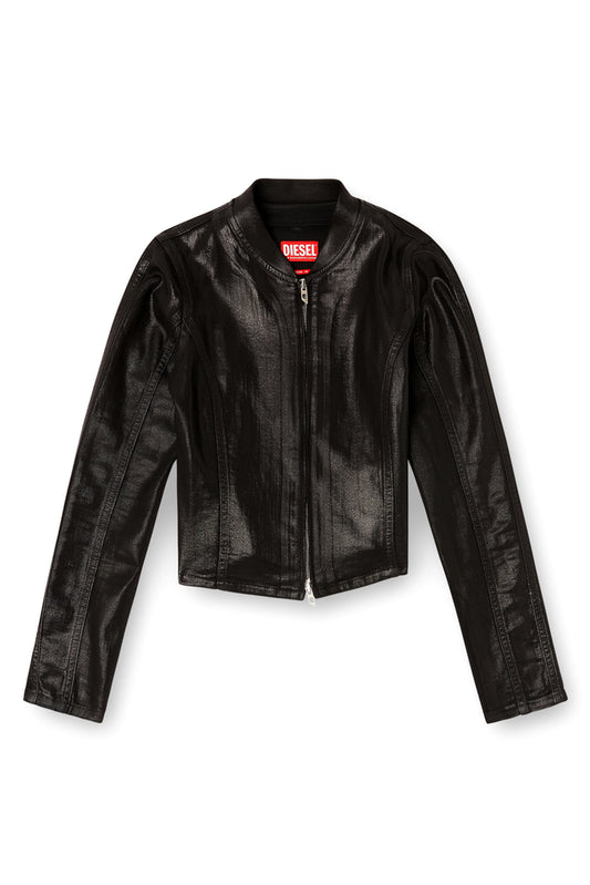Cropped jacket in shiny coated JoggJeans (4)