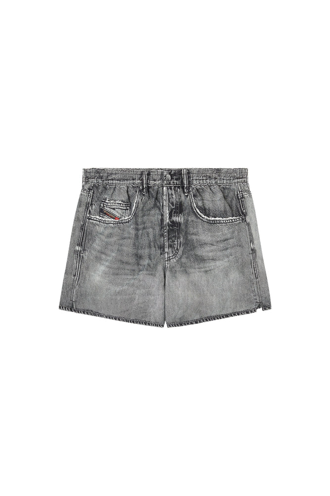 Swim shorts with denim trompe l'oeil print (3)