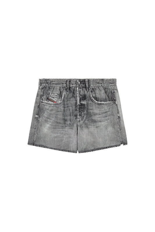 Swim shorts with denim trompe l'oeil print (3)