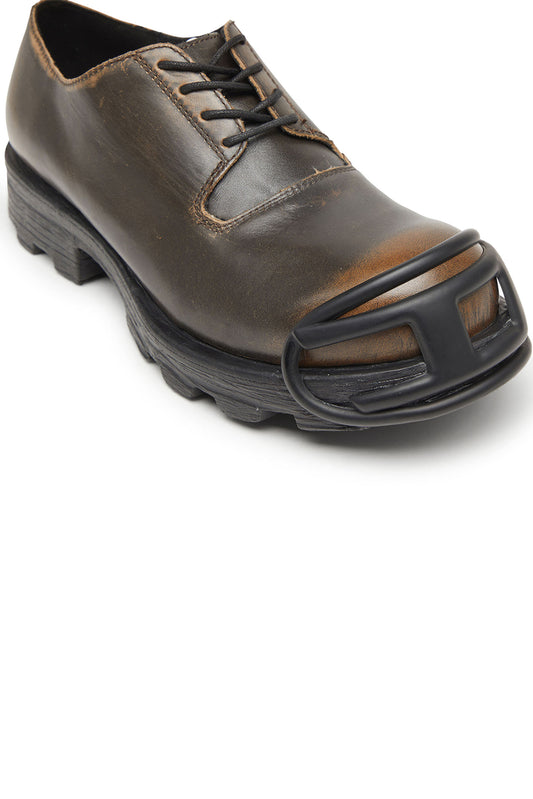 D-Hammer-Derby shoes in brushed leather (5)