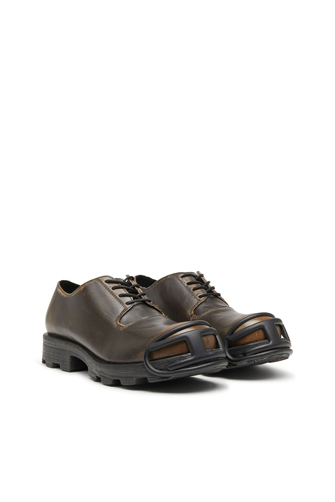 D-Hammer-Derby shoes in brushed leather (1)