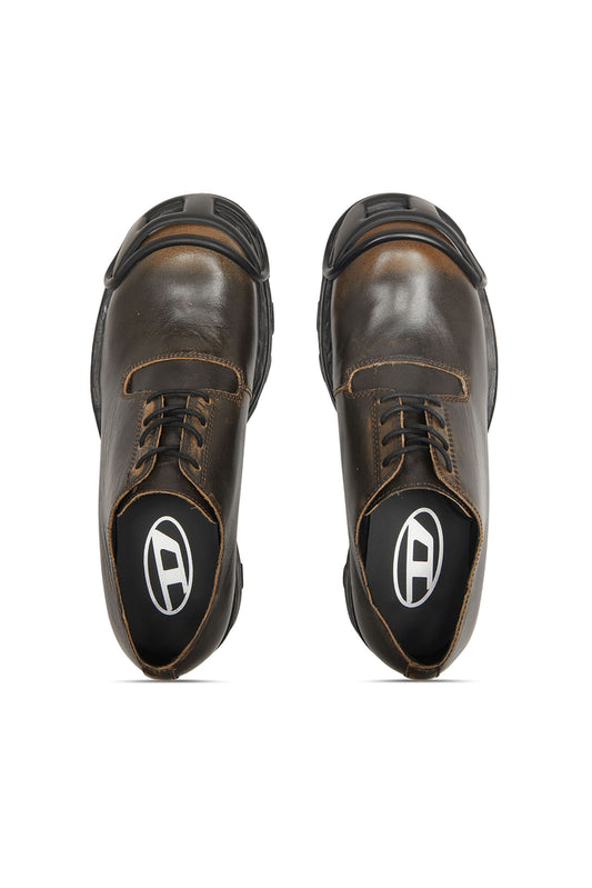 D-Hammer-Derby shoes in brushed leather (4)