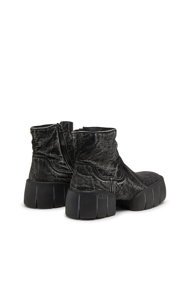D-Tex-Ankle boots in wrinkled denim (2)